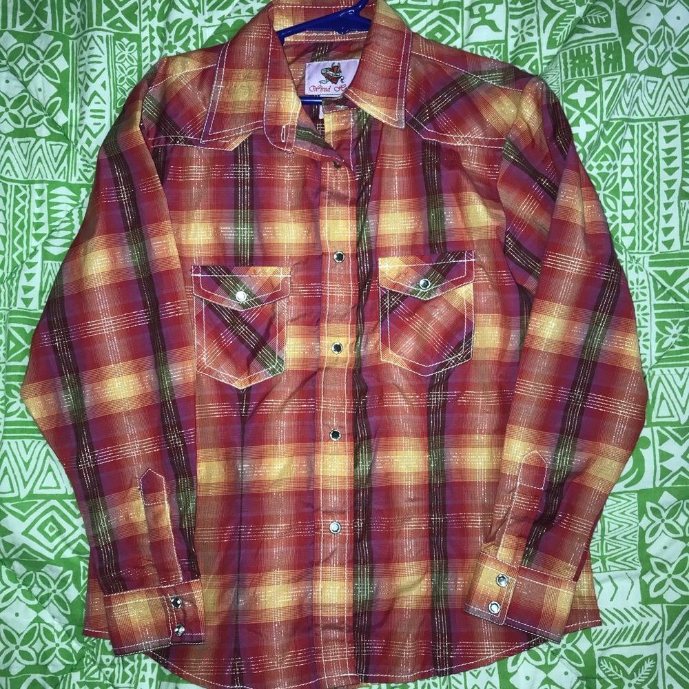 Sz XL Girls Western Shirt (Rodeo)